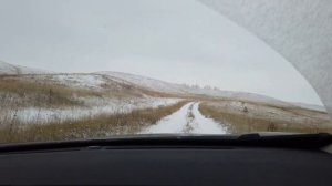 Haval F7 2.0 передний привод. Первый снег. Тест на проходимость.