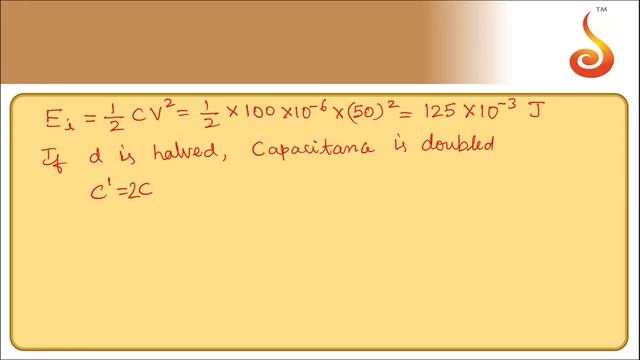 PU 2 | NEET S1 | Physics | Capacitors | Lecture 01 | Slide 22 | EX 1 - Energy Stored in a Capacitor