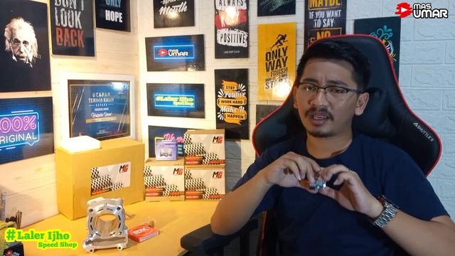 Review Blok MG RACING 63 mm ceramic 183 CC piston forged fjn Jupiter MX king Vixion ( Mas Umar )