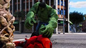 The Incredible Hulk VS Red Hulk & The Amazing Spider-Man VS Green Spiderman