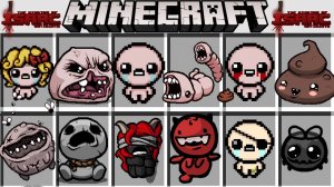 МОД НА ВСЕХ ПЕРСОНАЖЕЙ И БОССОВ АЙЗЕК в МАЙНКРАФТ ! The Binding of Isaac MINECRAFT