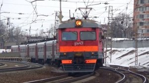 "Уходящая эпоха Перервы!" Электропоезд ЭД2Т-0010 сообщением "Подольск - Нахабино"