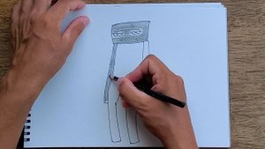 Персонаж из игры Майнкрафт