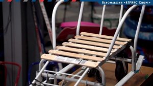 Санки на колесах Ника Тимка 5 универсал (белый)