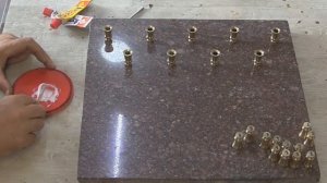 Гранит, бронза, клей. Granite, bronze, glue.