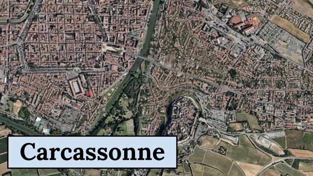 🇫🇷 GEOGRAPHY OF CARCASSONNE in 1 minute 🗺️ смотреть онлайн