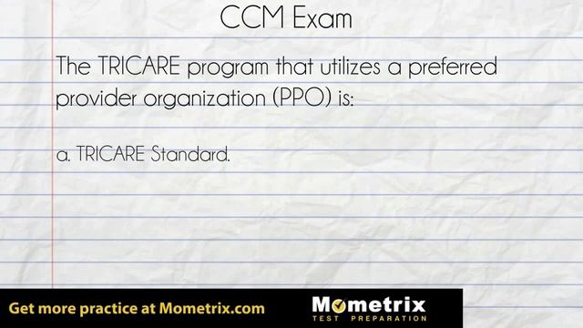 CCM Exam Practice Test - Sample Questions from the CCM Test