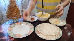 Блинчики с картофельной начинкой