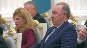 Путин в День Конституции вручает государственные награды в Кремле. 12.12.2024.