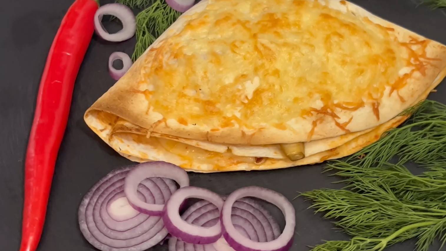 Пицца конверт, быстро, вкусно!