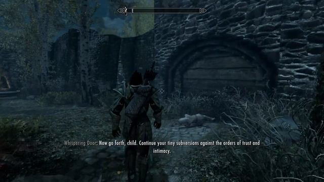 Skyrim SE - Ebony Blade: Dialogue after returning Blade to former glory смотреть онлайн