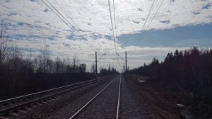 Разные поезда в Санкт-Петербурге и Ленинградской области весной. Сборник 18 в 1