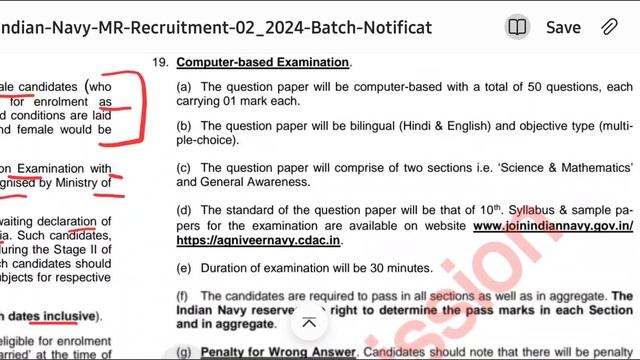 Indian Navy Recruitment 2024 | Navy (Agniveer) MR New Vacancy 2024 | Age, Syllabus & Qualification