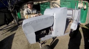 Самодельный траткор с мотором УД 2 «Ульяновец»