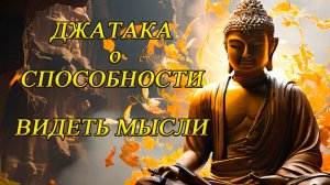 Джатака о СПОСОБНОСТИ ВИДЕТЬ МЫСЛИ. Мудрость Будды и путь к просветлению