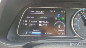 Nissan leaf ZE1 40квт запас хода