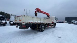 🔹Бортовой HOWO T5G 4х2 с КМУ SUNHUNK S1254