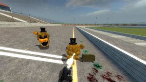 КТО БЫСТРЕЕ АНИМАТРОНИК ИЛИ МАШИНА SANDBOX COOP GMOD Garry's Mod