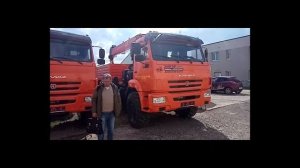 КАМАЗ 43118 с КМУ Palfinger INMAN IT 150. Отзыв покупателя из Москвы, 7 сентября 2021 г.