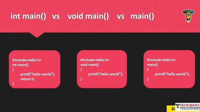 Main function in C | C Programming Tutorial | C Programming Course | Lecture 8