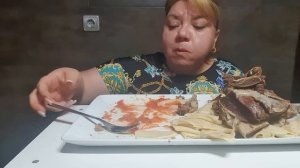 МУКБАНГ 🍽 ХИНКАЛ 😋 2 КИЛОГРАММ МЯСО ХИНКАЛА МНОГО НЕ БЫВАЕТ MUKBANG🍴there is never too much hiccup