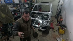 Паджеро 3 Установка Двигателя наместо