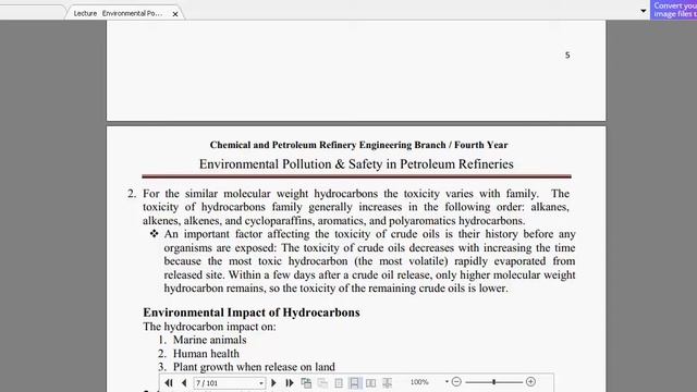 التلوث البيئي والسلامة .. المحاضرة الأولى الجزء الاول смотреть онлайн