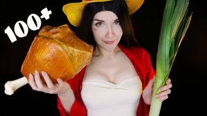 🥕АСМР 100+ ТРИГГЕРОВ ЕДЫ по калориям🥩 ASMR