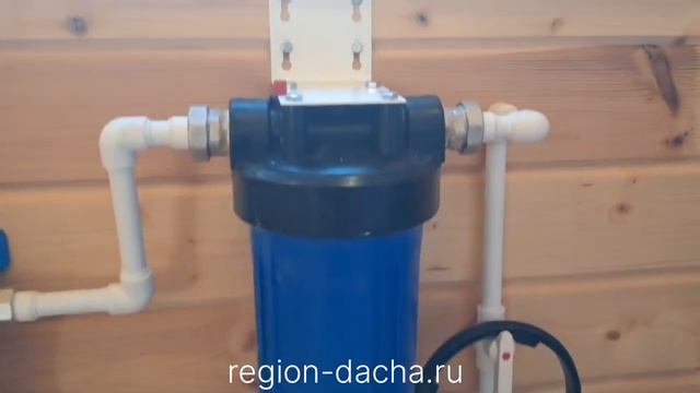 Водопровод на даче из колодца.