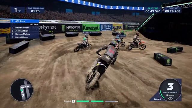 Monster Energy Supercross - The Official Videogame 5 (2022): Небольшой обзор и мое мнение о игре смотреть онлайн