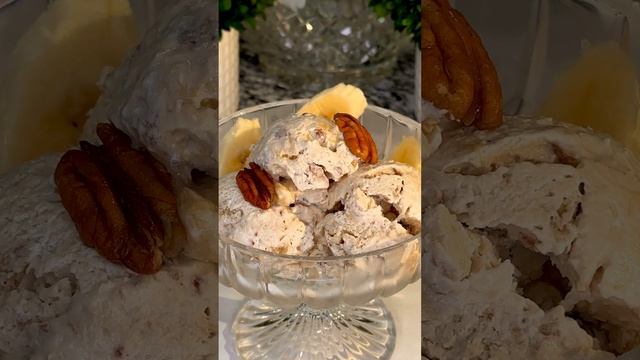 BANANA PECAN CHEESECAKE ICE DREAM with PROTEIN (signature ©) | This tastes better than ice cream!