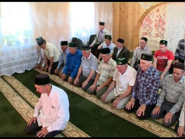 Намаз в мечети села Бизяки смотреть онлайн