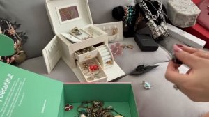 ASMR РАСКЛАДЫВАЮ БИЖУТЕРИЮ В НОВУЮ ШКАТУЛКУ/МОЯ КОЛЛЕКЦИЯ УКРАШЕНИЙ/БЛИЗКИЙ ШЁПОТ ТРИГГЕРЫ