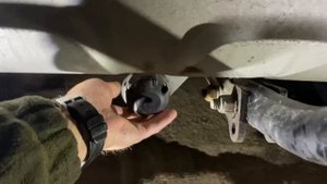 Скрытая (поворотная) розетка фаркопа Renault Kaptur