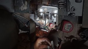 подгонка коромысел клапанов 195-го тяжёлого МОТОБЛОКА