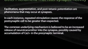 4  8  Synaptic and Neuromuscular Transmission