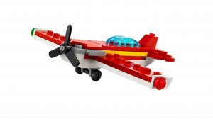 LEGO.Лего. красный самолет.LEGO Уникальные наборы 30669