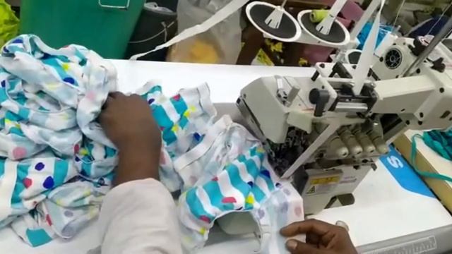 SERA- Overlock Elastic Attaching Sewing Machine смотреть онлайн