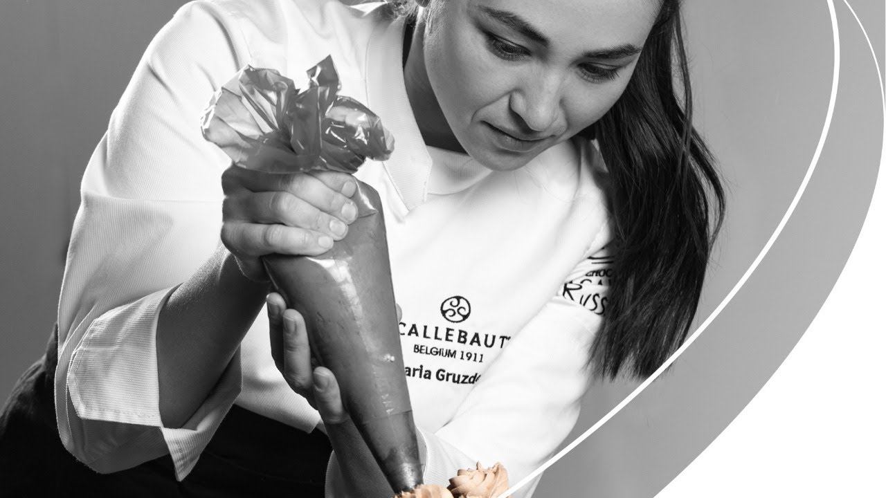 Капкейк «Шоколадный цветок» | Шоколад Callebaut