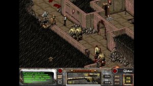 Fallout 2. Полное прохождение. Заброшенная военная база. Третий и четвёртый ярусы (часть 39)