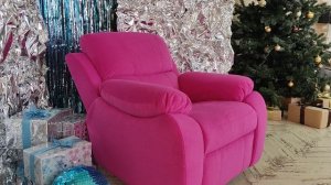 Кресло реклайнер в велюре Teddy 641