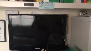 TV Samsung(2008/2009) Startup and Shutdown