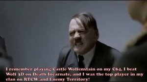 Hitler is angry with Wolfenstein