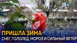 На Кубань пришла настоящая зима