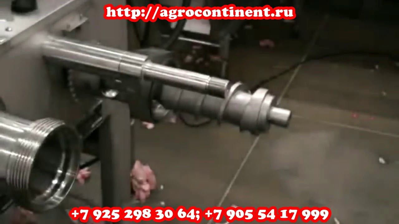 Пресс мехобвалки, правильная сборка, установка шнека