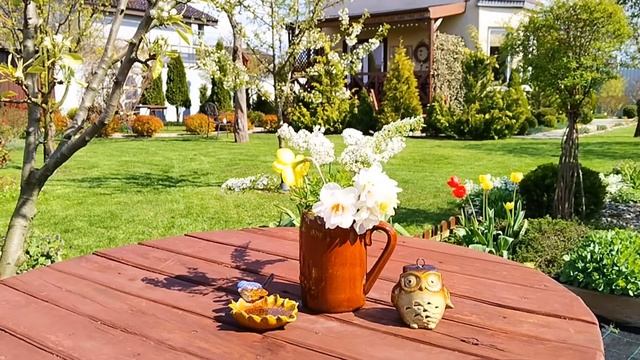 Дом Окнами в САД🏠 Простая Жизнь💜 Букетная посадка Цветов💐 Приятные хлопоты в Саду и Огороде #дом смотреть онлайн