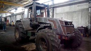 Испытание самодельного трактора БИЗОН.