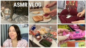 ASMR VLOG(новый формат!) ШЕПОТ/ГОТОВЛЮ СЭНДВИЧИ/ПОКУПКИ ПРОДУКТОВ/РАСПАКОВКИ/ВЕЧЕРНЯЯ ПРОГУЛКА