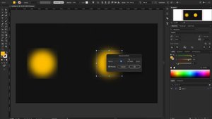 Как избавиться от границы при размытии фигуры в Adobe Illustrator