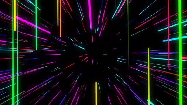 VJ Neon Stripes - Music | dreamable | Animation Music Video (4K) смотреть онлайн